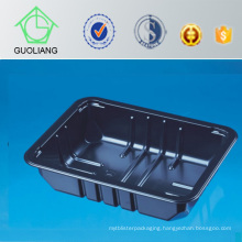 Custom Made Wholesale Disposable Black Plastic Microwave Container for Food Packaging